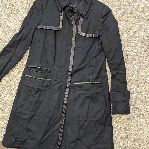 Ted Baker black trench coat - Picture 9 of 9